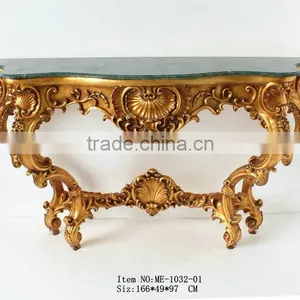 Reproduction Baroque Style Living Room Furniture Set Console Table thumbnail-2