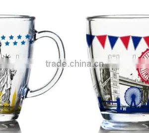 250ml 330ml Glass Mug With Color Printing thumbnail-1