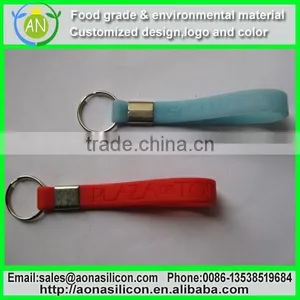 Dongguan Factory Beat Sell Promotional Silicon Charm Keychain for 2015 thumbnail-1
