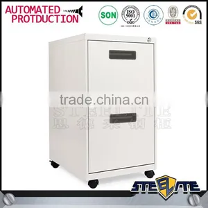Hotel Furniture Metal Drawer Cabinet Movable Cabinet 2 Drawer Storage Cabinet thumbnail-4