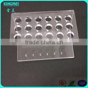 27 Slots Fashion Clear Custom Acrylic Makeup Brush Holder Manufacturer thumbnail-4