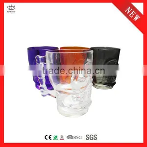 Halloween Party Decoration 600ml Plastic Led Light Skull Cup Mug thumbnail-1