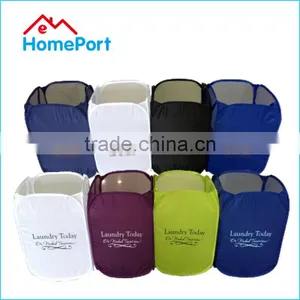 Portable Mesh Foldable Laundry Hamper With Reinforced Carry Handles thumbnail-1