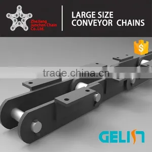 BWJ Heat Treatment Alloy Steel Industrial Apron Feeder Conveyor Chain thumbnail-1