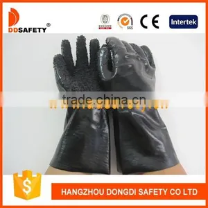 DDSAFETY Hot Sale Black PVC Gloves thumbnail-1