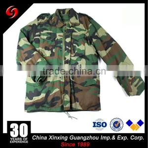 M65 Men Woodland Winter Camouflage Tactical Uniform Military Jacket thumbnail-1