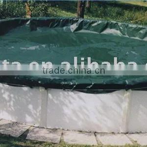 Above Ground Pool Cover Dust Cover Leaf Cover With Winch Cable thumbnail-1