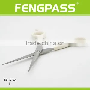 S3-1079A 7" Inch 2CR13 Stainless Steel With PP Handle Professional Hair Salon Scissors For Hair Cut Design thumbnail-4