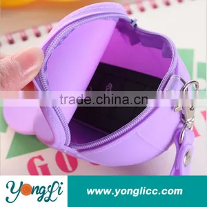 Wholesale Candy Color Silicone Ladies Wallets thumbnail-3