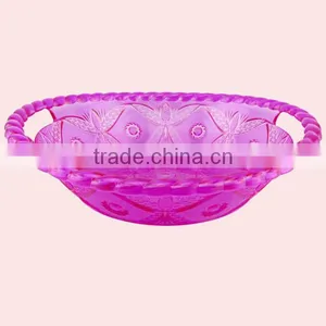 PS Material Plastic Fruit Container With Handle thumbnail-3