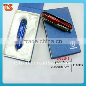 "stock"New Design Multi Knife Novelty Pocket Knife Multi Function Utility Kinfe LED Knife( K011H3) thumbnail-1