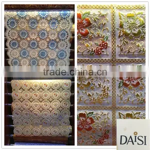 China Factory Rectangle Lace Oilproof Dining Table Cover Easy Care Pvc Printed Table Cloths thumbnail-5