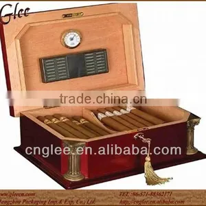 Delicate Wooden Cigar Boxes With Key thumbnail-1
