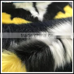 Hot Selling Wholesale Customized Special Print High Quality Softtextile Faux Fur Upholstery Fabric thumbnail-1