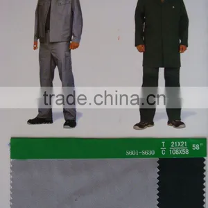 Stock Cvc Uniform Fabric/business Suit Fabrics/labour Suit Fabrics/jumper Fabric/overalls Fabrics thumbnail-1
