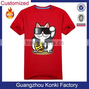 Cool Cat With Black Glasses Picture T Shirt Round Neck T COTTON T SHIRT thumbnail-4