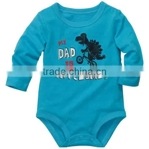 Good Material 100% Cotton Printed Baby Bodysuit for Kids Baby Boy Rompers thumbnail-1