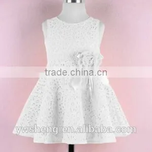 New Summer Lace Casual Lovely Little Party Dress Baby Wear Flower Skirt thumbnail-3