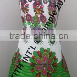 Round Neck Print Polyster Ladies Dress thumbnail-6