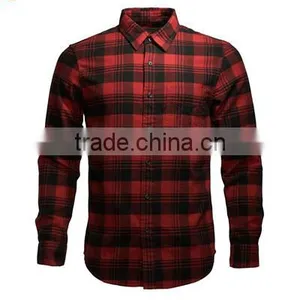Wholesale Blue and White Men's Flannel Shirt With China Supplier thumbnail-1