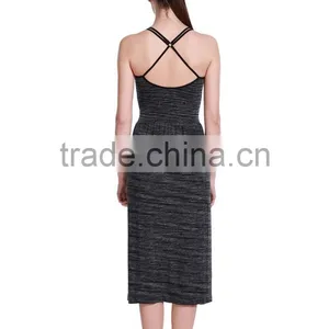 OEM & ODM Woman Sleeveless Casual Dresses Seamless Dress thumbnail-2