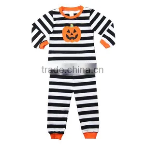 2017 Wholesale Toddler Boy Girl Cotton Christmas Pajamas Boutique Baby Clothes Red Green Kids Pajamas thumbnail-4