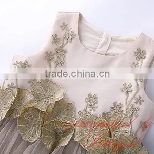 Gold Flower Girl Dresses Girls Gowns thumbnail-4