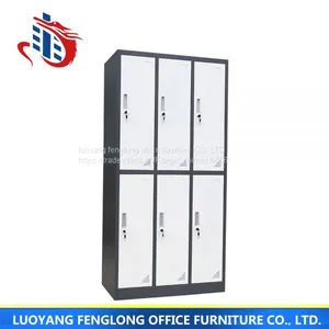 Environmental Protection Steel Storage 6 Door Clothes Cabinet thumbnail-3