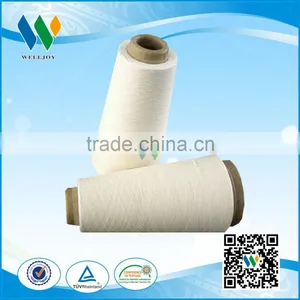 Virgin Polyetser Spun Yarn Raw White Paper Cone thumbnail-1