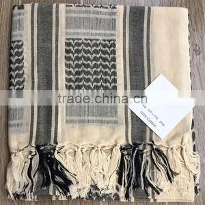 Hign Quality Fashion Shemagh Arab Men Scarf Military Army Cotton thumbnail-4