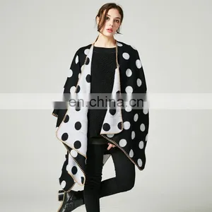 New Lengthened Thickening Winter And Winter Travel Cape Cloak thumbnail-3