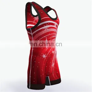 Hot Sale Custom Singlet Wholesale Wrestling Singlet thumbnail-2