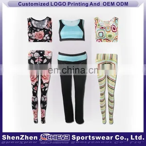 Hot Selling Yoga Clothes,High Quality Yoga Top and Pants thumbnail-1