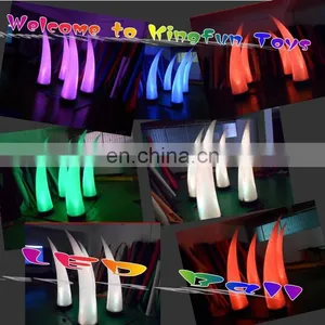 2014 HOT Stage/event/party LED Inflatable Lighted Tusk thumbnail-1
