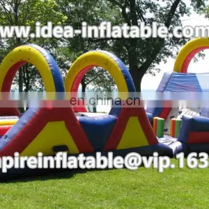 PVC Tarpaulin Inflatable Obstacle Course Assault Course Races for Sale ID-OB046 thumbnail-1