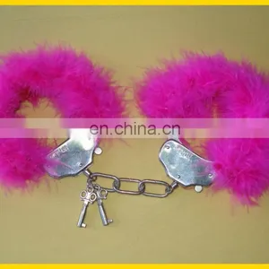 Electronic Crystal Rhinestone Handcuff With Black / Red / Pink Plush thumbnail-2