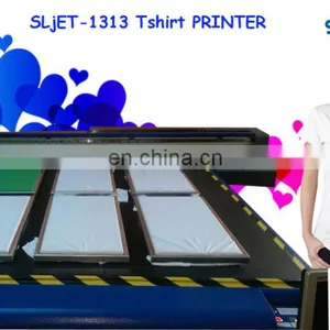 SLJET Handy Direct Logo Inkjet t Shirt Garment Flatbed Inkjet Tarpaulin Printer Printing Machine for Sale thumbnail-1
