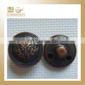 Splendid Gold Hang Plating Crown Metal Button thumbnail-2