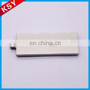 Oem Metalic Thread Embroidery Label Metal Logo Hanging Tag For Clothing thumbnail-3