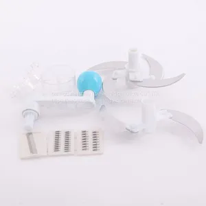 Mixer Cutter With Clear Container for Baby Kids Toddler to Chop Meat Fruits Vegetables Nuts Herbs Onions Garlics thumbnail-3