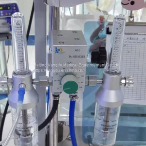 Mechanical Air/Oxygen Mixer for Infant CPAP_Medical Gas Blender From Kangdu Med thumbnail-3