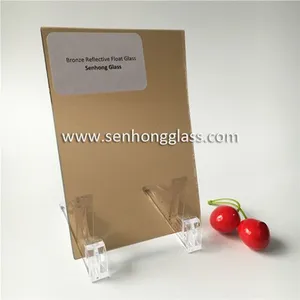 4mm 5mm 6mm 8mm Bronze Reflective Float Glass thumbnail-1