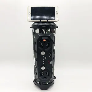 Portable Karaoke Super Bass Bazooka Speaker FM Radio Phone Holder USB 360 Degrees Surround Speaker thumbnail-4