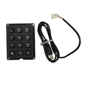 3x4 Safe Key and Natural Silicone Electroconductive Rubber Keypad thumbnail-1