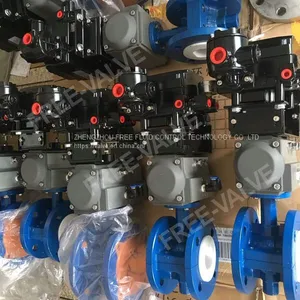 Fluorine Butterfly Valve in Desulfurization and Denitrification System thumbnail-1
