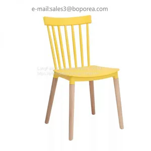 Best Price Modern Comfortable Cheap Outdoor Stackable Plastic Chair thumbnail-4