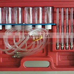 Portable Diesel Fuel Injector Common Rail Flow Meter Tester Diagnostic Tool With 24 Adaptors thumbnail-3
