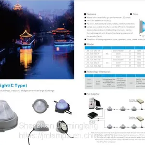 DMX512 RGBW IP65 External Control Outdoor Lighting 6WATT 9W Led Point Light Source for Landscape JML-PL-C thumbnail-5