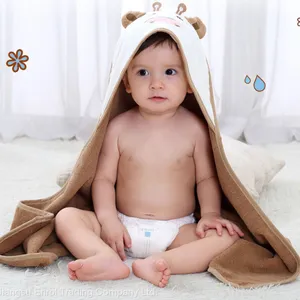 Hooded Baby Bath Towel Cartoon Pattern thumbnail-1