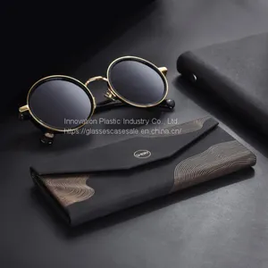 Personalized and Creative Portable Sunglasses Case; Unisex Folding Eyeglasses Holder thumbnail-2